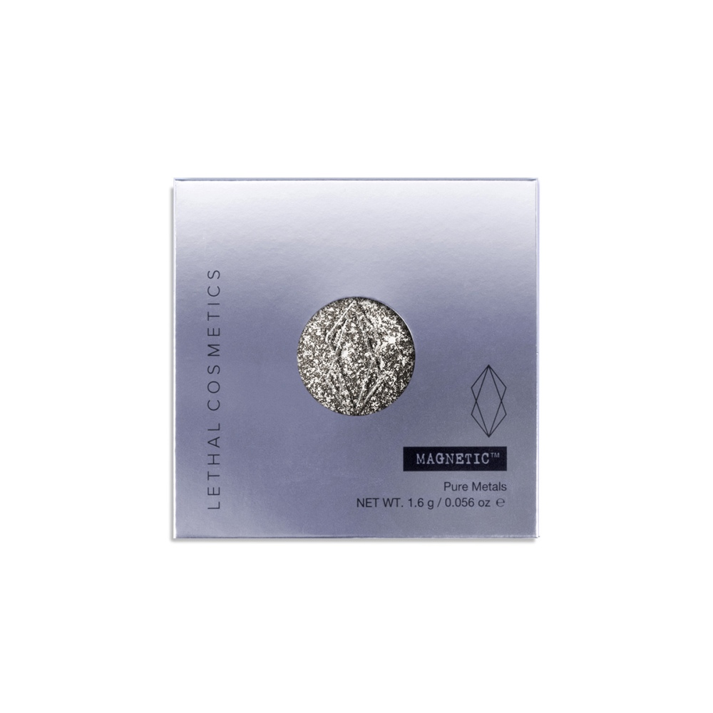 Lethal Cosmetics - Graphite Pure Metals Lidschatten - Grau